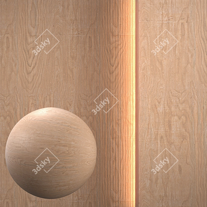 Seamless Wood Texture Bundle 3D model image 1