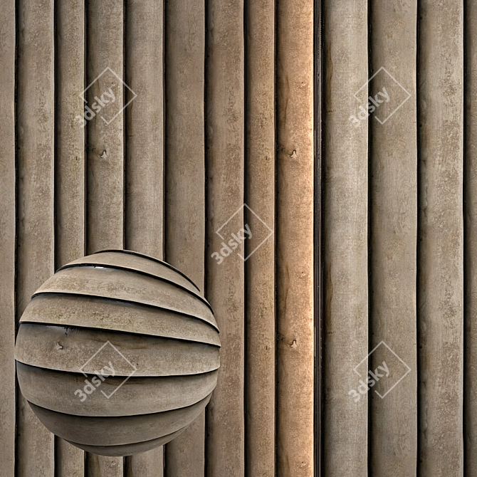 Seamless Wood Texture Pack 3D model image 1