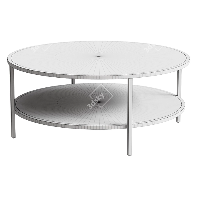 EAA-010 Glass Marble Coffee Table 3D model image 2