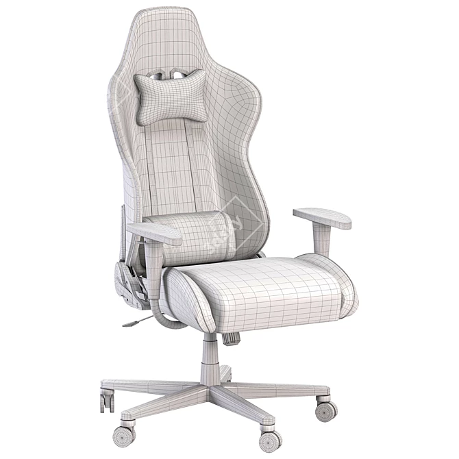 DREAM COMFORT: Gaming Chair 3D model image 6