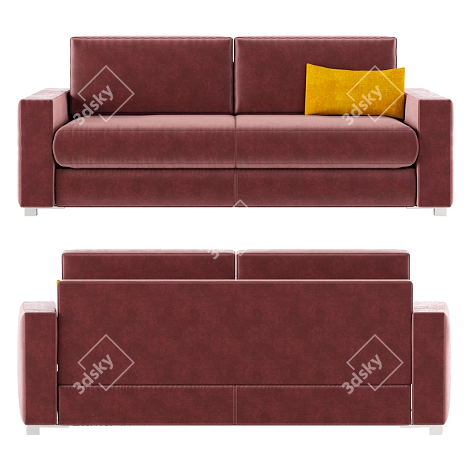 Royal Elegance Sofa 3D model image 2