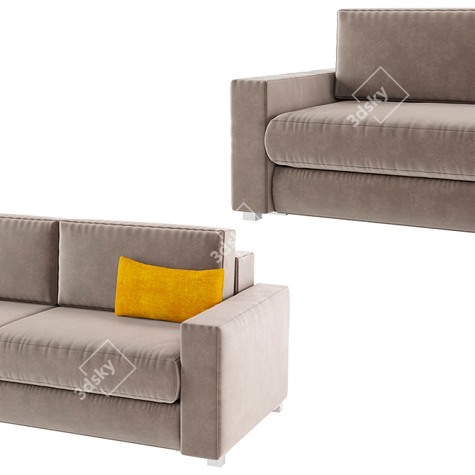 Royal Elegance Sofa 3D model image 3