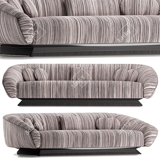 Luxurious Visionnaire Citizen Sofa 3D model image 1