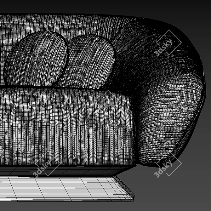 Luxurious Visionnaire Citizen Sofa 3D model image 4