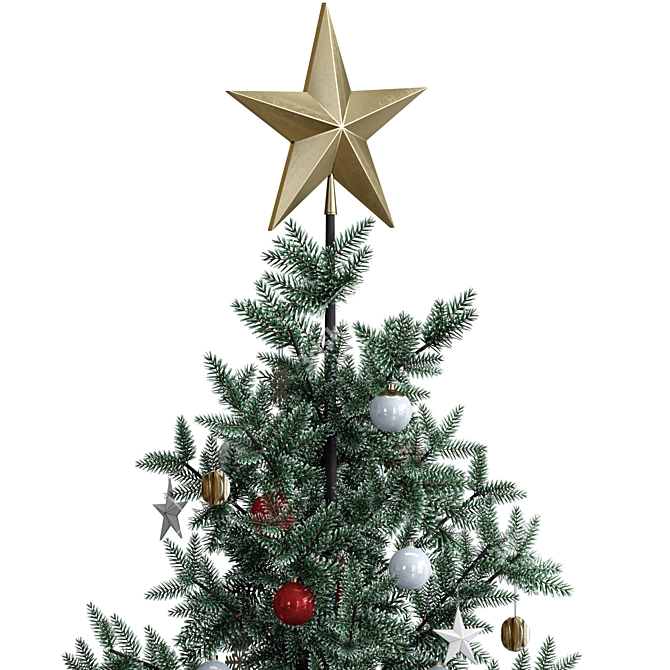 Handcrafted Christmas Tree 2300mm 3D model image 5