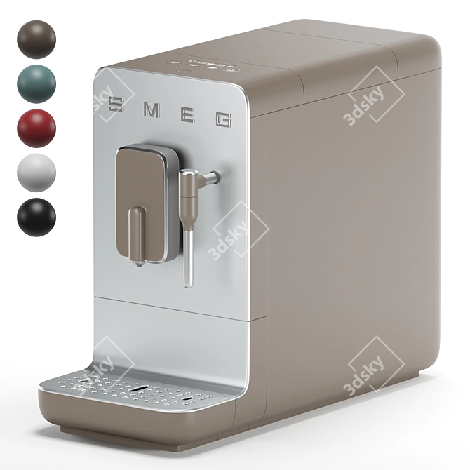 Sleek Coffee Machine Render Files 3D model image 2