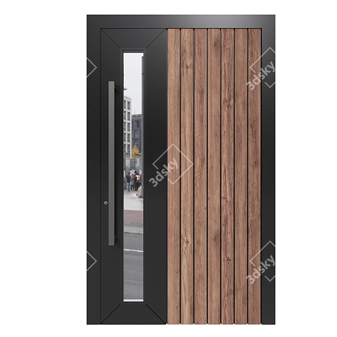 Diverse Entrance Collection with Handles 3D model image 3