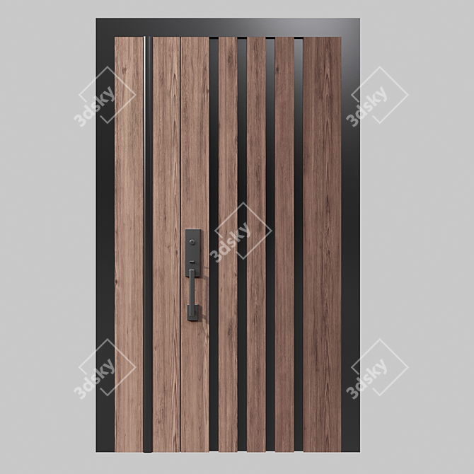 Diverse Entrance Collection with Handles 3D model image 5