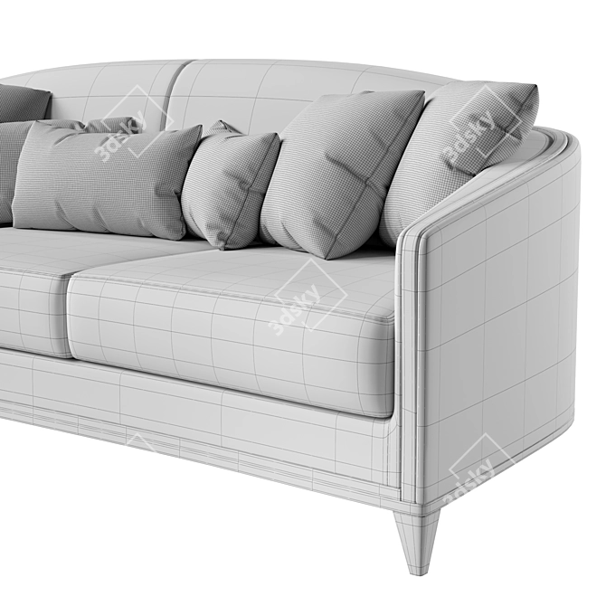 Luxurious Victor Sofa of Opulence 3D model image 7