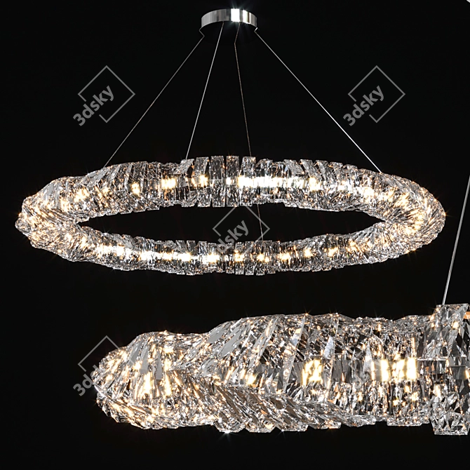 Elegant CARE RING Pendant Lamps 3D model image 2