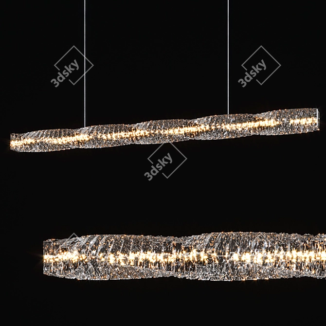 Elegant CARE RING Pendant Lamps 3D model image 3