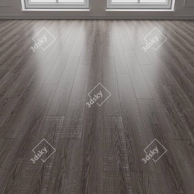 Versatile Wood Floor Panels 3D model image 3