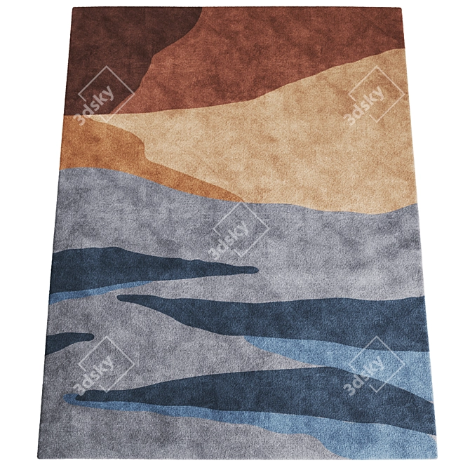 Navyn Area Rugs Collection 3D model image 5