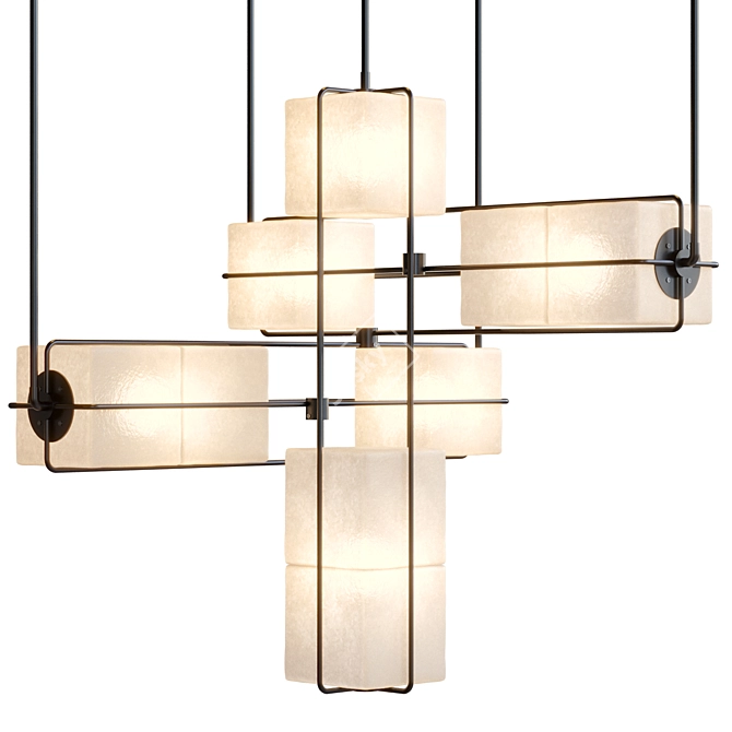 Contemporary Alice Pendant Chandelier 3D model image 4