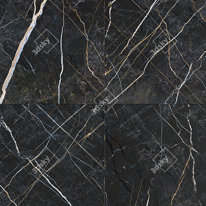 Elegant Port Laurent Marble Tile 3D model image 2