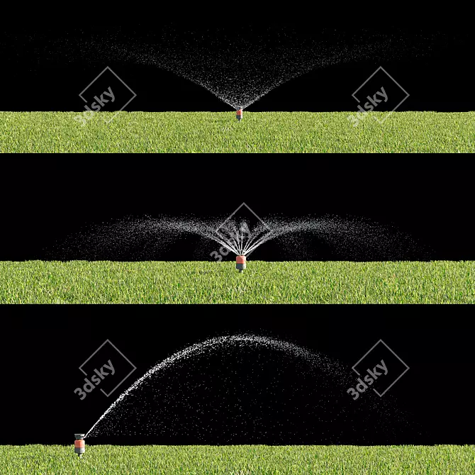 Corona Scatter Lawn Irrigation 3D model image 1