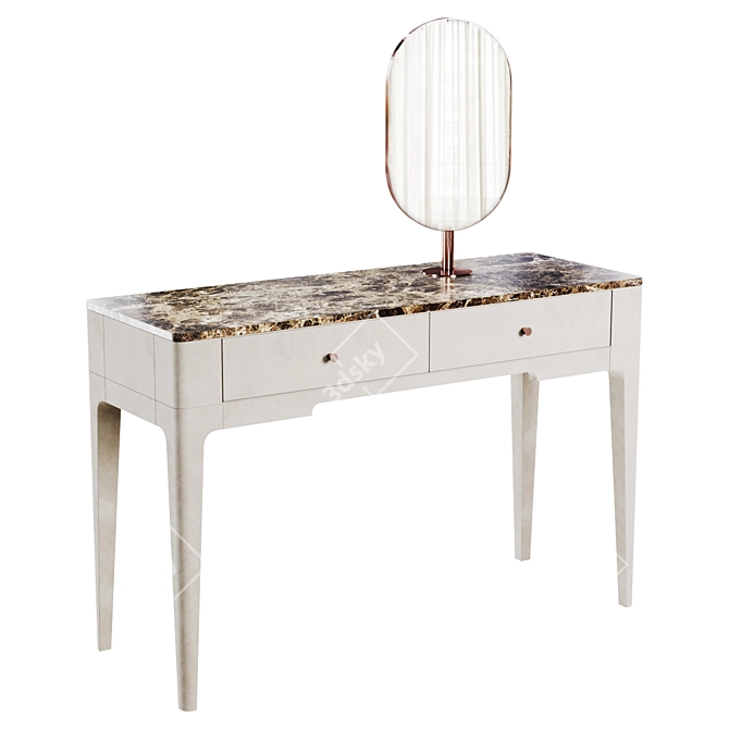 Luxury Vanity Table Elite Beauty 3D model image 1