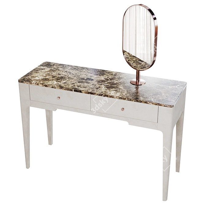 Luxury Vanity Table Elite Beauty 3D model image 3