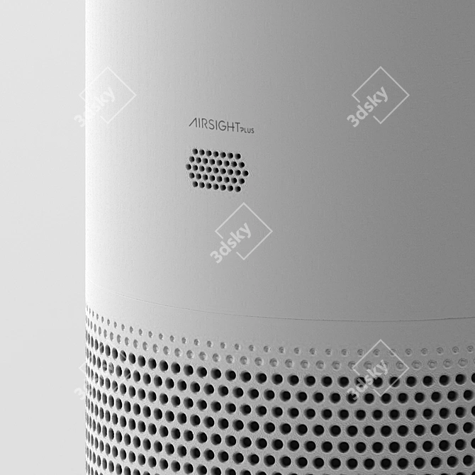 Smart True HEPA Air Purifier 3D model image 2