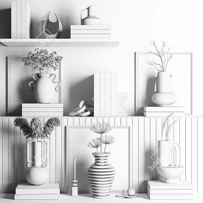 Decor Set 2015 Models Bundle 3D model image 6