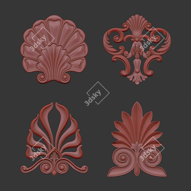 3D Ornament Modelling Kit 3D model image 7