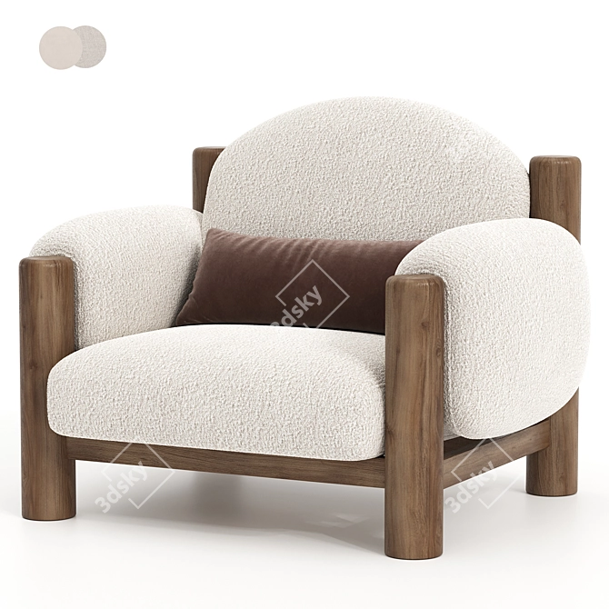 Stylish James Chair, 2014 Version 3D model image 1