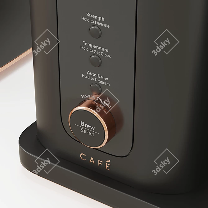 Customizable Coffee Maker & Toaster 3D model image 4