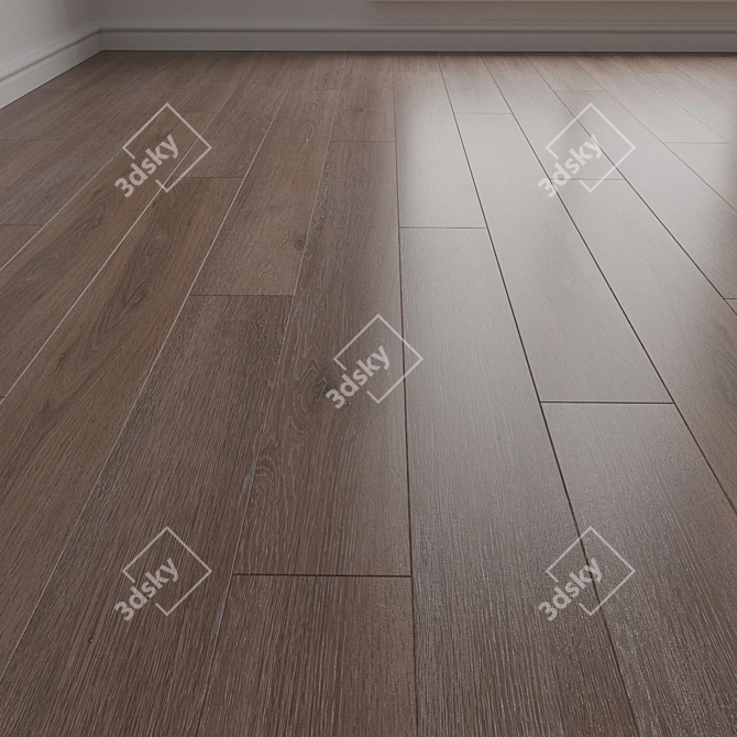 Engineered Wood Flooring Bundle 3D model image 1