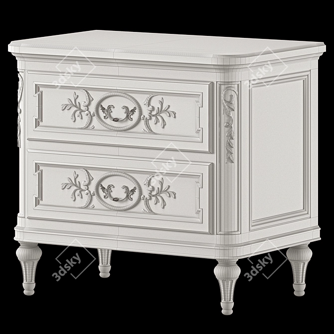 Eloquence Bronte Nightstand Set 3D model image 3