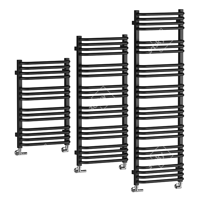 Terma Alex Towel Rail 2 Colors 3D model image 1