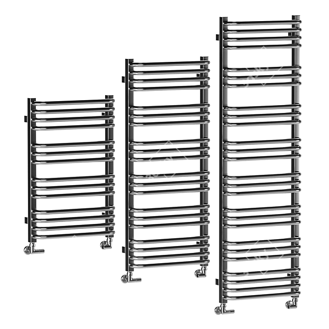 Terma Alex Towel Rail 2 Colors 3D model image 2