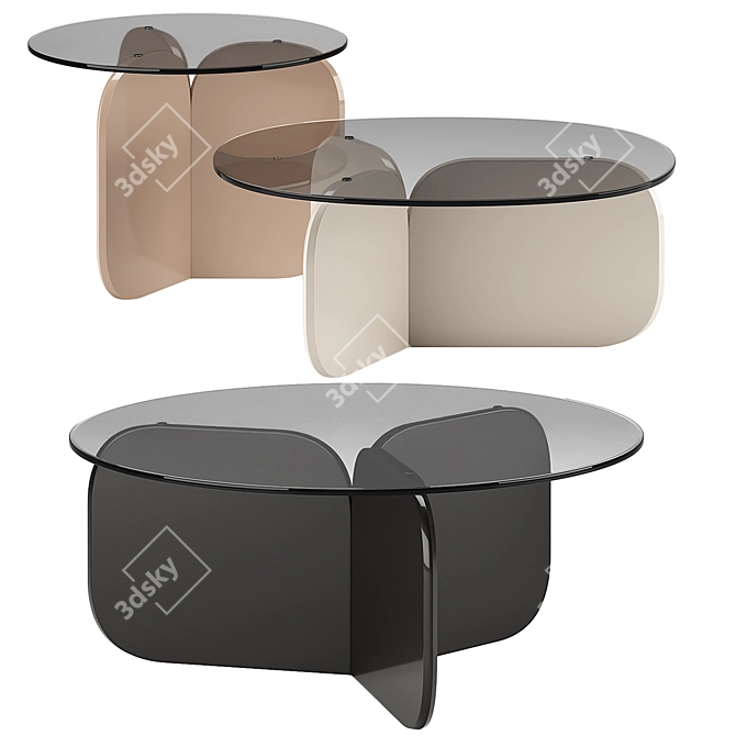 Sancal LA ISLA Coffee Table 3D model image 2