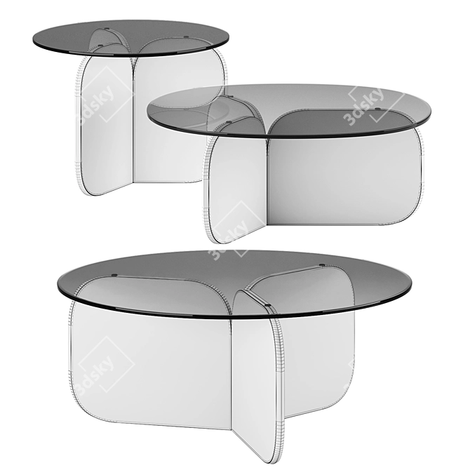 Sancal LA ISLA Coffee Table 3D model image 1