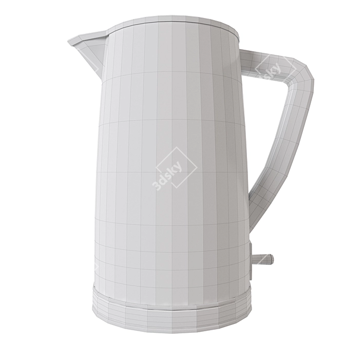 Elegant Quadro Wilfa Teapot 3D model image 2