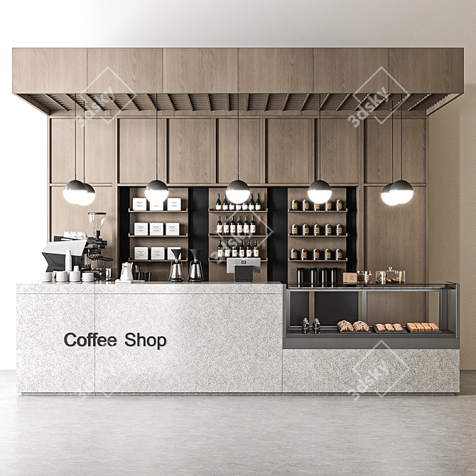 Café 07 FBX Export File 3D model image 5