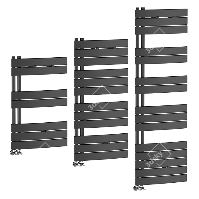 Hudson Reed Elgin Towel Warmer, 2 Colors 3D model image 1