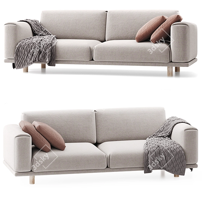 Carero Sofa | 260x98x87 cm 3D model image 2