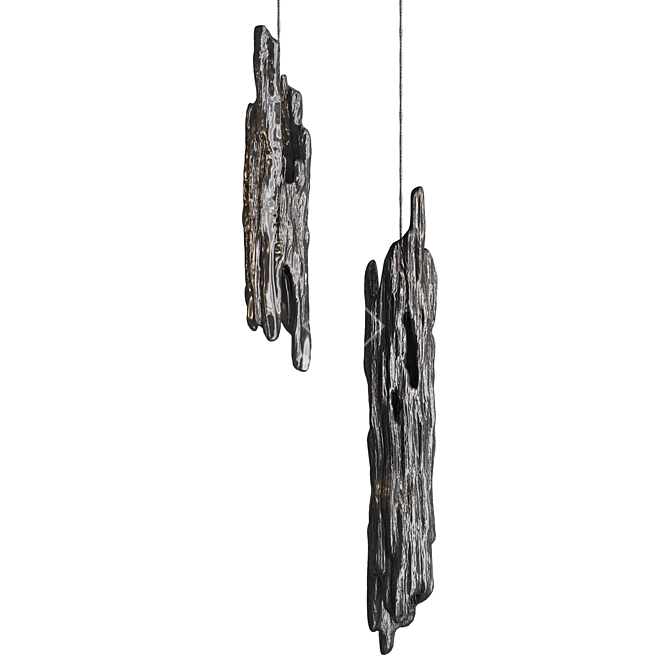 Teak Nardo Gray Pendant Lights 3D model image 4