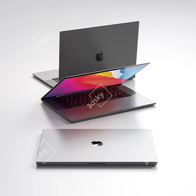 Apple MacBook Pro 16 Model 3D model image 1