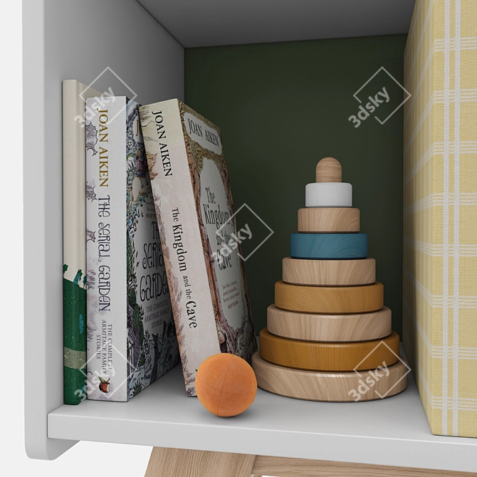 Kids Room Decor Set 3D model image 3