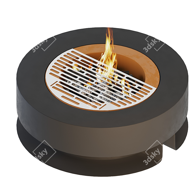 Tupa Outdoor Fire Bowl & Grill 3D model image 1