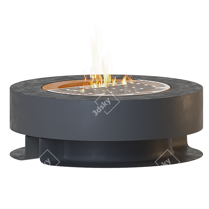 Tupa Outdoor Fire Bowl & Grill 3D model image 2