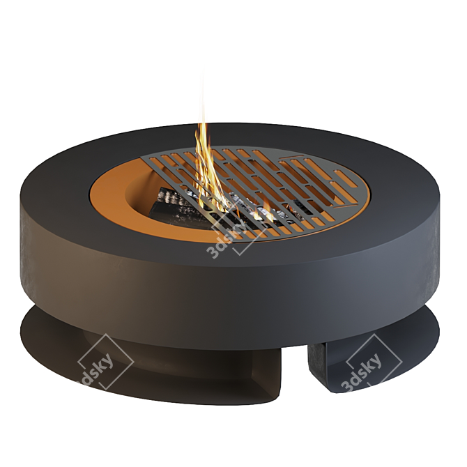 Tupa Outdoor Fire Bowl & Grill 3D model image 4