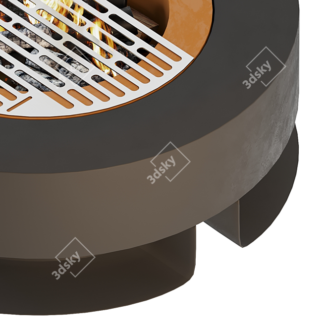 Tupa Outdoor Fire Bowl & Grill 3D model image 6