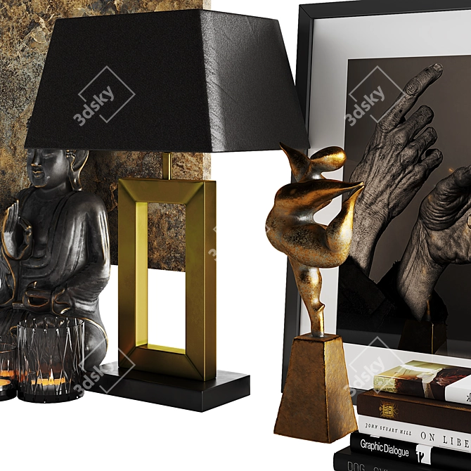 Artwood Arezzo Lamp Set 3D model image 5