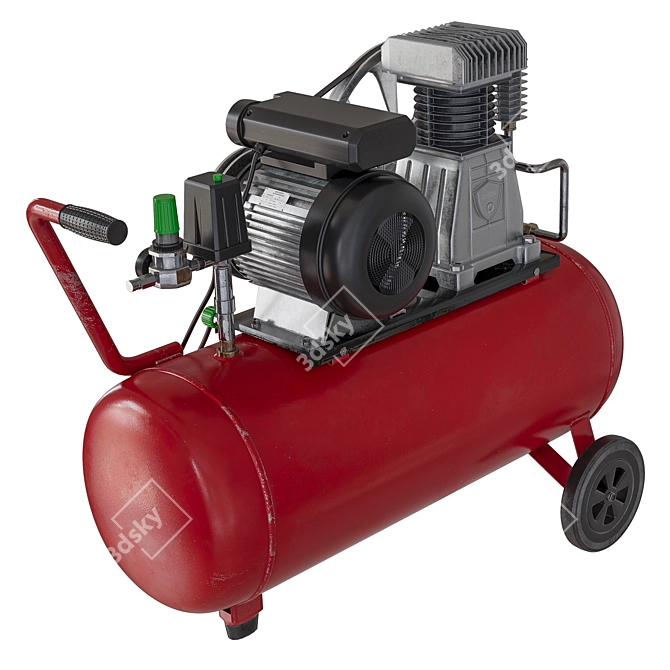 Corona 7 Air Compressor 3D model image 2