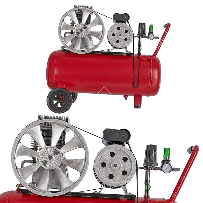 Corona 7 Air Compressor 3D model image 6