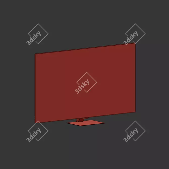 Samsung 75'' QLED 4K Smart TV 3D model image 5