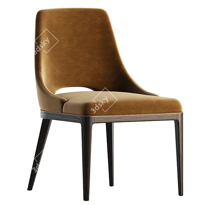 Modern Aspen Side Chair Design 3D model image 3