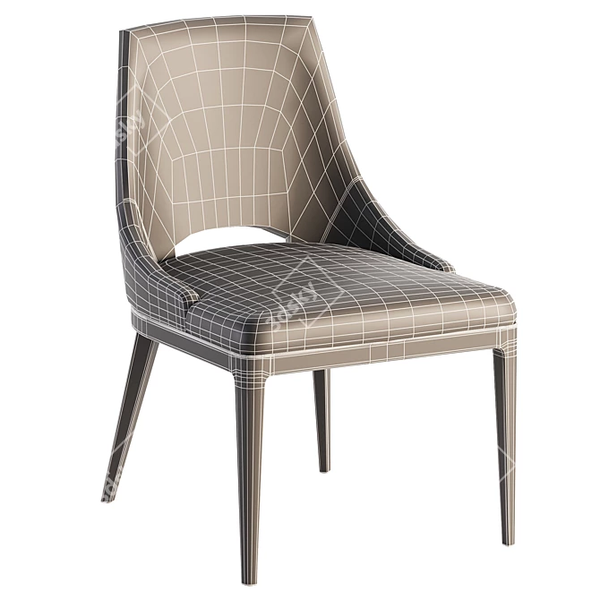 Modern Aspen Side Chair Design 3D model image 6